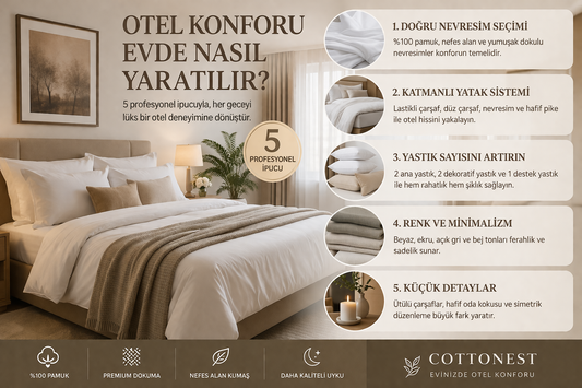 Otel Konforu Evde Nasıl Yaratılır? 5 Profesyonel İpucu