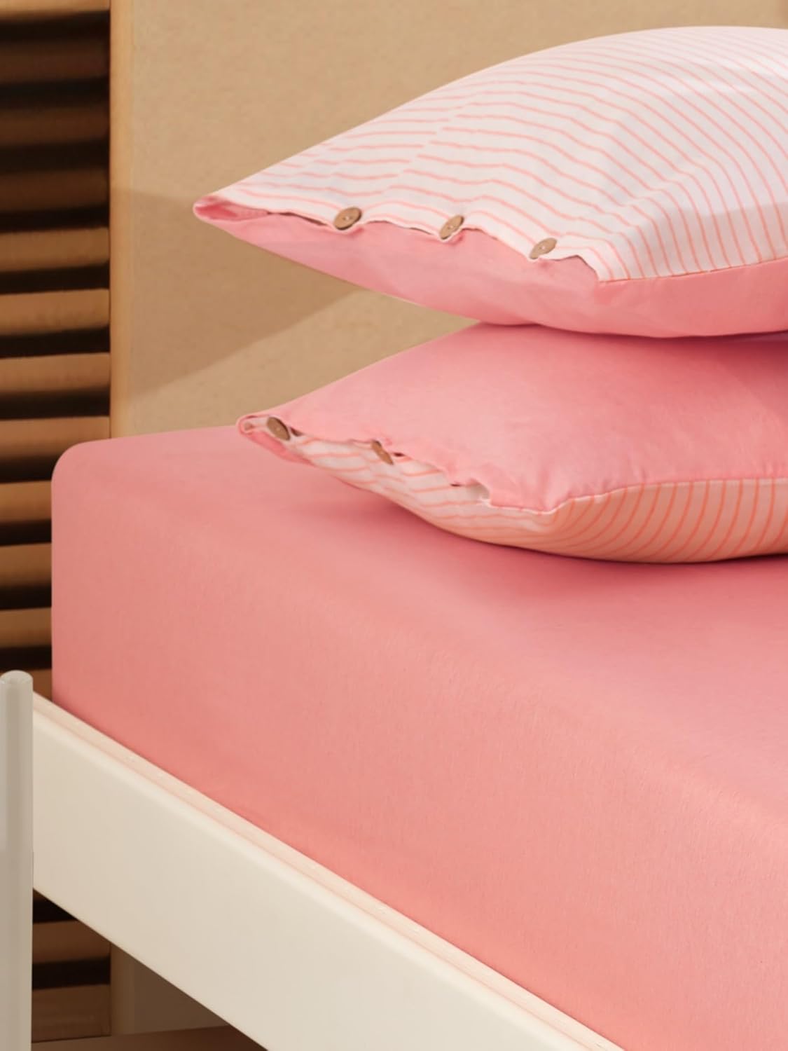 Lastikli Çarşaf Seti Çift Kişilik 160x200 cm – Tek Kişilik 100x200 cm Seçenekli – Yumuşak Dokulu Çarşaf + Yastık Kılıfları – Günlük Kullanıma Uygun (Mor, Çift Kişilik)