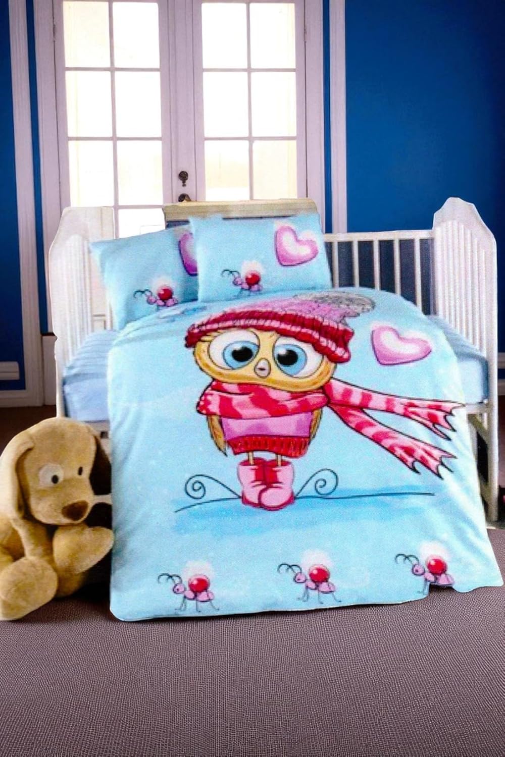 Bebek Nevresim Seti (Pembe)