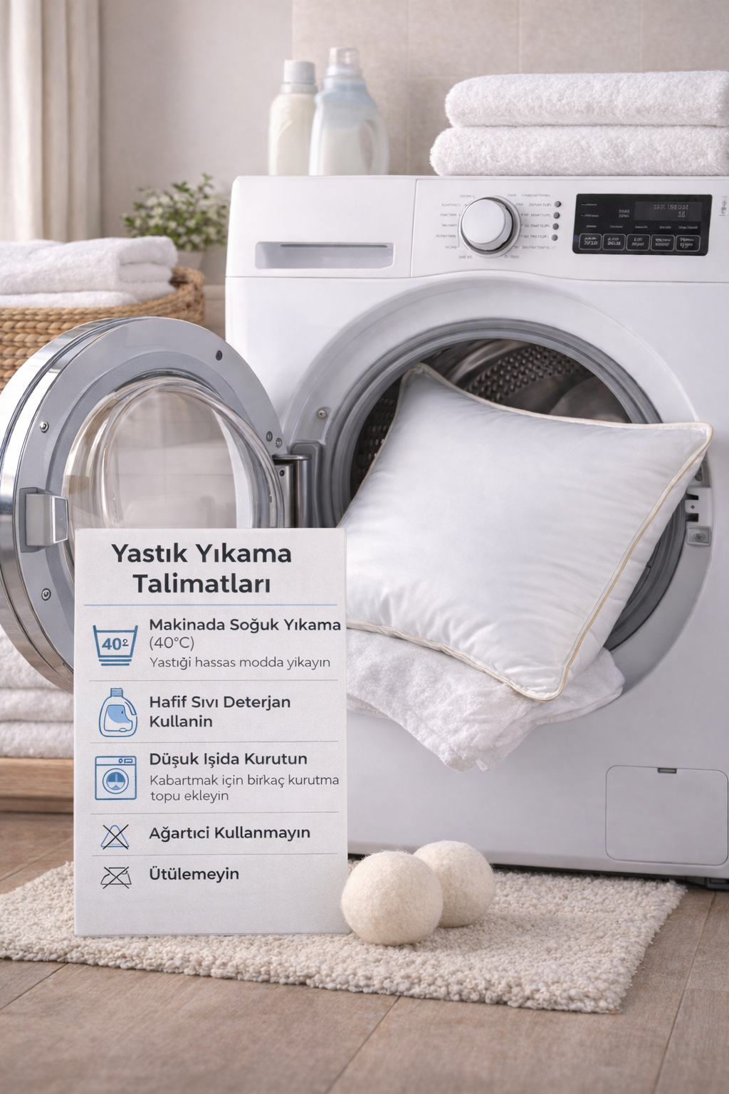 1000 Gr Nano Jel Ultra Dolgun Altın Rengi Fitilli Yastık–Yumuşak ve Destekleyici Uyku (2 ADET)